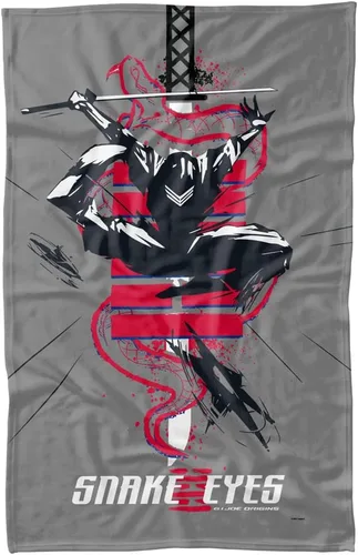 Miniatura 5 de LOGOVISION Snake Eyes: G.I. Joe Origins - Manta de forro polar (36 x 58 pulgadas)