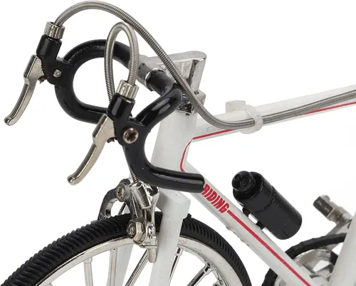 Miniatura 6 de Modelo de bicicleta de montaña de juguete, modelo de bicicleta de metal, mini adorno de escritorio, 4.5 x 7.7 pulgadas