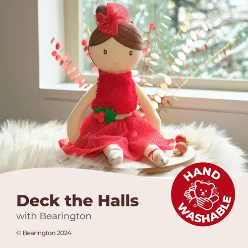Miniatura 3 de Bearington Evie - Muñeca de bailarina de Navidad, muñeca de bailarina de 16.5 pulgadas, regalo ideal de Navidad para niños pequeños, niños