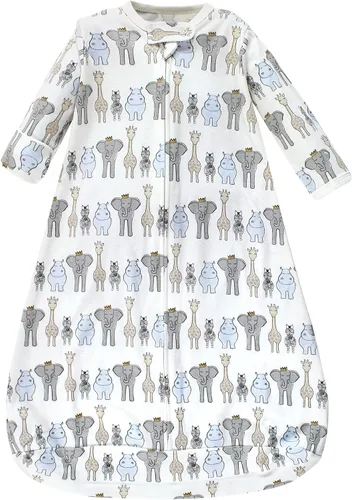 Miniatura 3 de Hudson Baby Saco de dormir unisex de algodón con manga larga para bebé, saco, manta royal safari