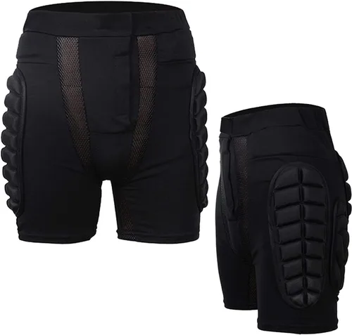 Miniatura 2 de Protección de la cadera, pantalones cortos acolchados 3D, equipo de protección transpirable para esquí, hockey, patinaje, patinaje sobre hielo.