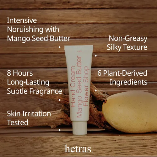 Miniatura 2 de hetras. Crema de manos con perfume Tienda de flores - Aroma a hierba fresca y flores Hidratante de manos coreano sutilmente perfumado