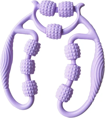 Miniatura 8 de Rodillo de espuma premium, rodillo muscular, masajeador de tejido profundo para piernas, brazos, cuello, pantorrillas, muslos, espalda, codo de Verde
