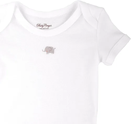 Miniatura 2 de Unisex Baby Bodysuits Packs I White Long and short sleeve Bodysuits I Breathable & Comfort