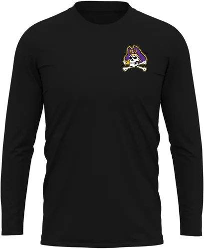 Miniatura 291 de Camisa deportiva de manga larga oficial de la NCAA Collegiate para hombre, con logotipo en el pecho izquierdo, colección Athletic Heather