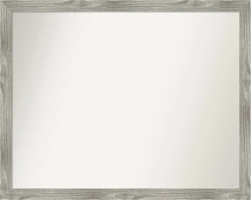 Miniatura 221 de Amanti Art Espejo personalizado, espejo de baño gris plomo a rayas, espejo de pared o espejo de tocador de baño sobre el fregadero
