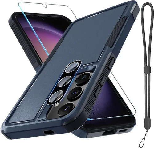 Miniatura 11 de Funda para Samsung Galaxy S24 FE, Cuerpo Completo Resistente de Servicio Pesado Robusta a Prueba de Golpes Funda Protectora para Teléfono con Correa