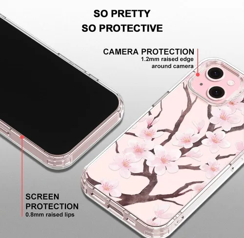 Miniatura 4 de MOSNOVO Funda para iPhone 15 Plus/iPhone 14 Plus, [Protección contra caídas de grado militar Buffertech de 6.6 pies]