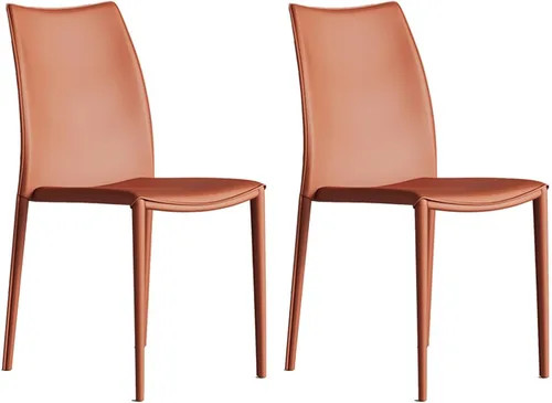 Miniatura 10 de Sillas de comedor de cocina, sillas de comedor apilables, silla de comedor tapizada de piel sintética, silla de hospitalidad con respaldo alto