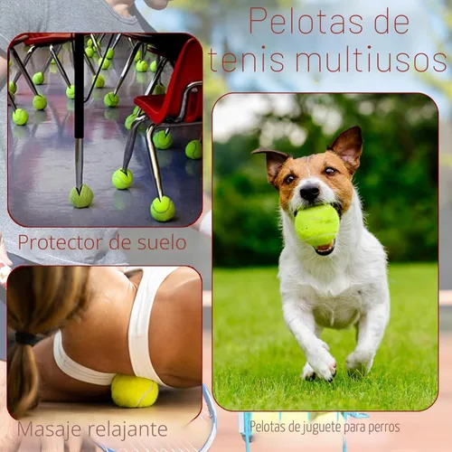 Miniatura 5 de Magicorange Pelotas de tenis, paquete de 12 pelotas de tenis de entrenamiento avanzado, pelotas de práctica, vienen con bolsa de malla para un fácil