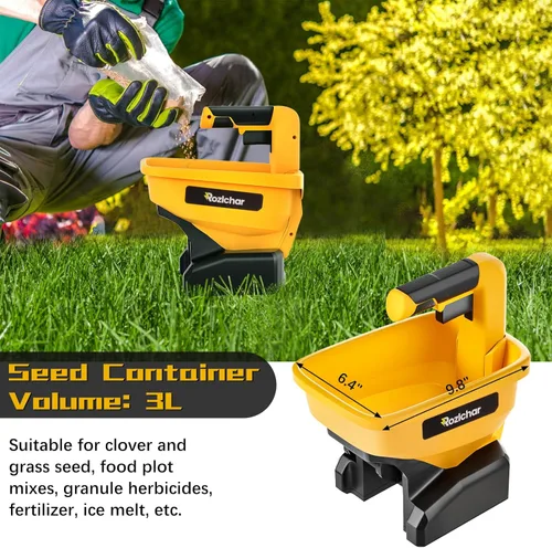 Miniatura 4 de Rozlchar Esparcidor de Energía Compatible para Batería Dewalt 20V/60V, Esparcidor de Semillas para Todo el Año, Cubre hasta 5,000 pies cuadrados