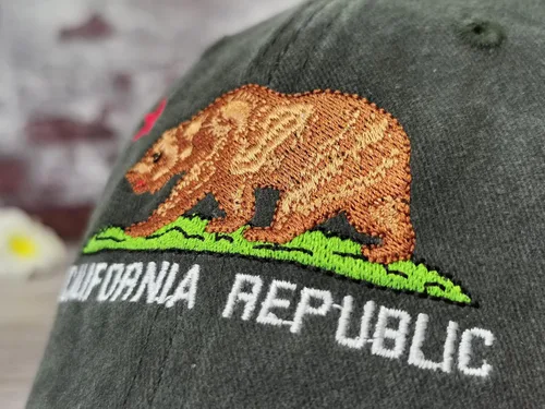 Miniatura 3 de Hepandy Sombreros bordados de California Bear