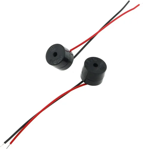 Miniatura 3 de E-outstanding Zumbador de alarma 4PCS DC 6-12V Zumbador activo con cable Mini conector tono Sonda altavoz alarma electrónica timbre zumbadores 85dB