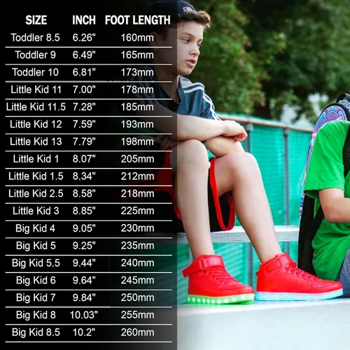 Miniatura 6 de IGxx Zapatos con luz LED para niños, tenis de alta calidad, zapatos con luces para niños, carga USB, entrenadores luminosos intermitentes
