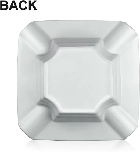 Miniatura 4 de Ceniceros grandes para patio de 8 pulgadas, cenicero cuadrado para cigarrillos de 8 pulgadas, bandeja de cenizas para patio, exterior, cenicero