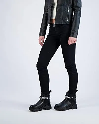 Miniatura 6 de CUSHIONAIRE Bota Chelsea Clover sin cordones con cadena desmontable + espuma viscoelástica para mujer