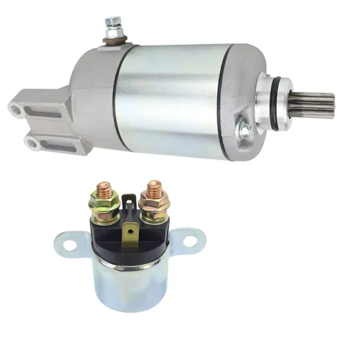 Miniatura 8 de Arrancador y Bendix y relé para Can-Am Defender Traxter HD5 todos los modelos 2017-2021, 420-684-282 420-684-283 18823, Defender HD5 Starter