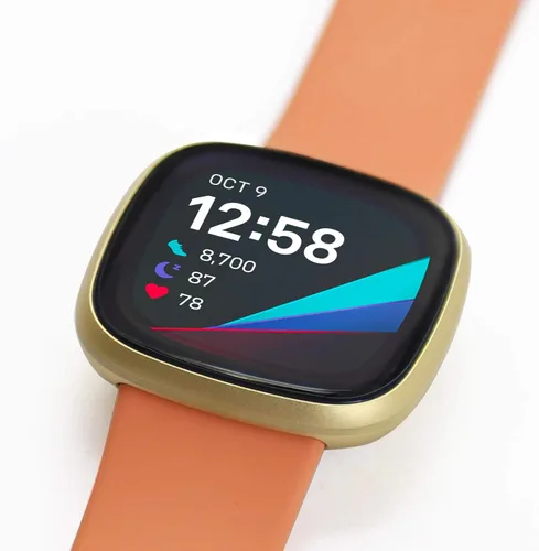 Miniatura 5 de ArmorSuit MilitaryShield Protector de pantalla diseñado para Fibit Versa 3 / Fitbit Sense (2020) Cobertura máxima anti-burbujas HD película