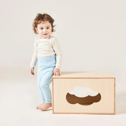 Miniatura 5 de moimoln Pijama de algodón suave para bebés y niñas pequeñas con estampado de flores modales, manga larga, ajuste ceñido