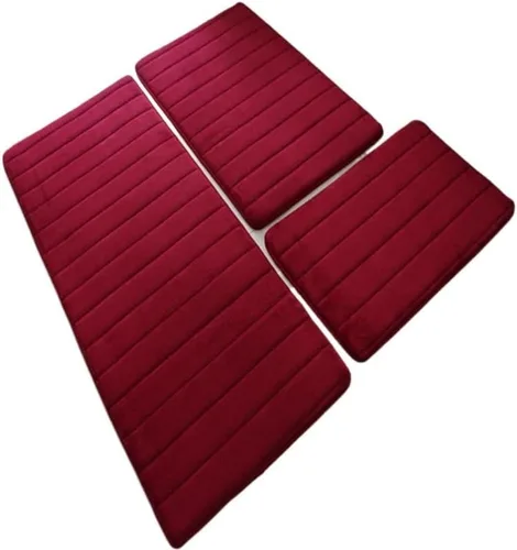 Miniatura 20 de Alfombra antideslizante de Baño De Espuma Viscoelástica, Tapete Moderno, Antideslizante, 3 Unidades Por Juego Alfombras de Baño