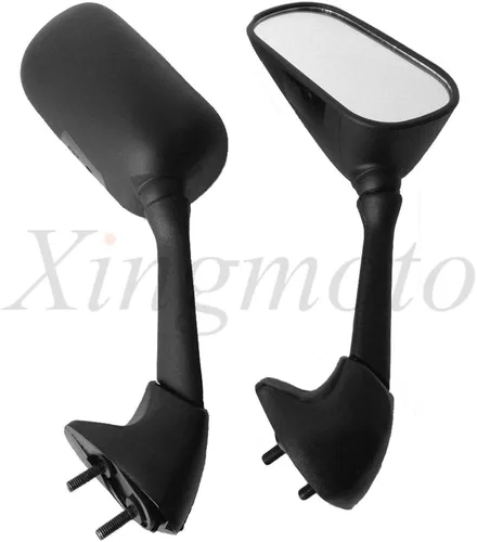 Miniatura 5 de NBX- Espejos laterales de fibra de carbono OEM para motocicleta compatible con YZF-R1/2000-2001 FZS600 Fazer/2001-2003 R1/2001-2002 R6 / YZF-R6