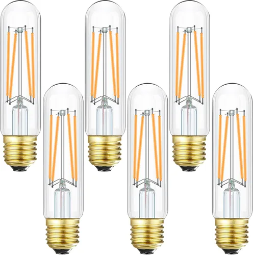 Miniatura 11 de Leools Bombilla LED A15 regulable sin parpadeo mate de 8 W vidrio esmerilado CRI95 blanco neutro 4000 K, equivalente a 60 W, bombilla de filamento