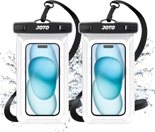 Miniatura 18 de JOTO - Paquete de 2 fundas impermeables universales para iPhone 17 Air 16 15 14 13 12 11 Plus Pro Max, bolsa seca para celular IPX8 XR X SE, Galaxy
