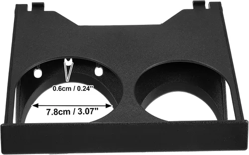 Miniatura 4 de X AUTOHAUX Soporte de vaso extraíble doble montado en tablero para Toyota T100 1993-1998 Reemplaza 55620-34010 Soporte de taza central para el panel