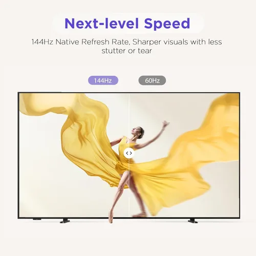 Miniatura 6 de iFFALCON Smart TV QLED 4K Clase de 65 pulgadas, TV con marco de imagen ultradelgado, 144Hz, HDR, modo artístico con arte IA, amplia gama
