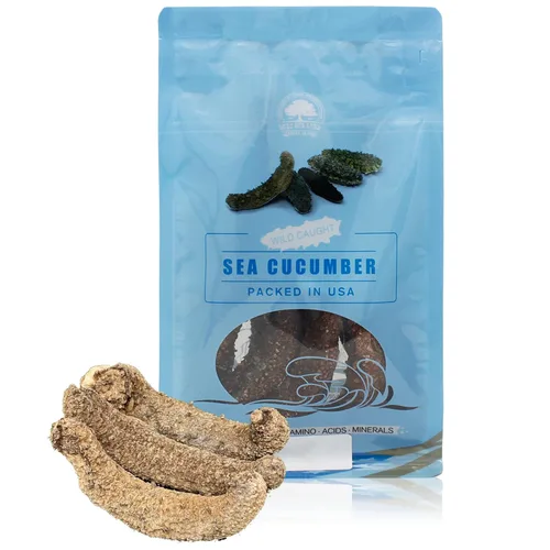 Miniatura 11 de DOL Wild Alaska Red Sea Pepino 9-12pcs 7-9 años 9-12 (pepino de mar seco)- en caja grande 8oz/caja Caja Grande-8 onzas