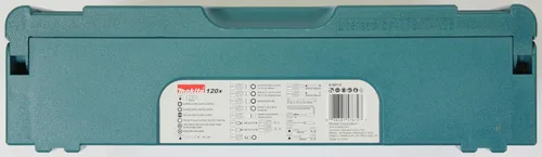 Miniatura 8 de Makita E-08713 Juego de mantenimiento de 120 piezas suministrado en una caja Makpac