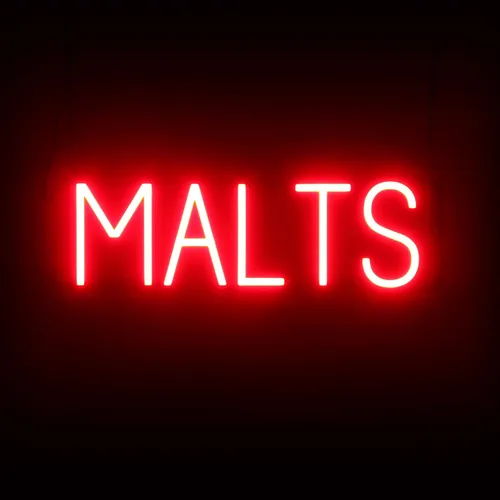 Miniatura 42 de SpellBrite HAMBURGERS Letrero para restaurantes Letreros relacionados con el comedor con aspecto de neón, luz LED roja 40.0 x 6.3 pulgadas Rojo