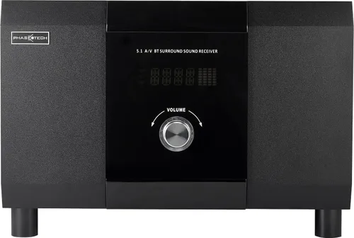 Miniatura 2 de Sistema de cine en casa de 5.1 canales con subwoofer de 10 pulgadas, Bluetooth, 5 altavoces, control remoto, radio, RCA, perfecto para películas