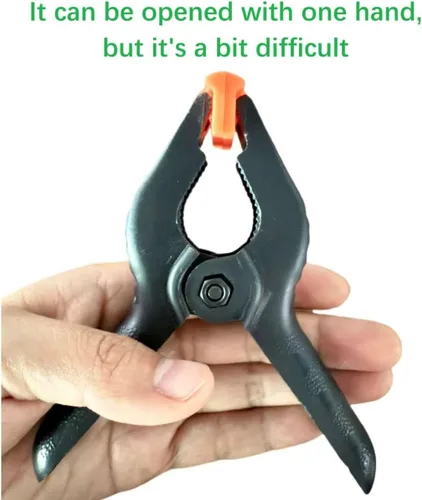 Miniatura 2 de 10 PIEZAS Abrazaderas de Resorte Grandes de Plástico Profesional de 4.5 Pulgadas de Servicio Pesado para Manualidades o Clips de Plástico y Clips
