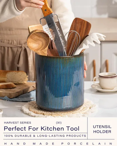 Miniatura 2 de getstar Soporte grande para utensilios de cocina para encimera de cocina (7.2 pulgadas de alto x 6.2 pulgadas), soporte de utensilios de cocina