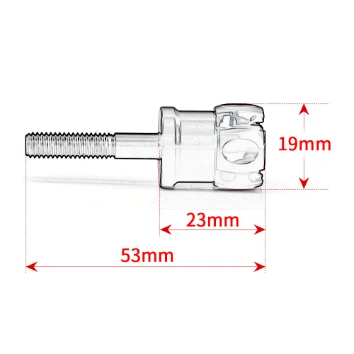 Miniatura 3 de Modeer Reemplazo de tornillo de montaje de tornillo de montaje de tornillo CNC para motocicleta CNC, sin herramientas, reemplazo de liberación Negro