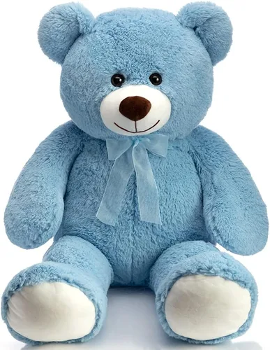 Miniatura 13 de HollyHOME - Oso de peluche gigante, animales de peluche de 36 pulgadas, color lago azul Azul lago