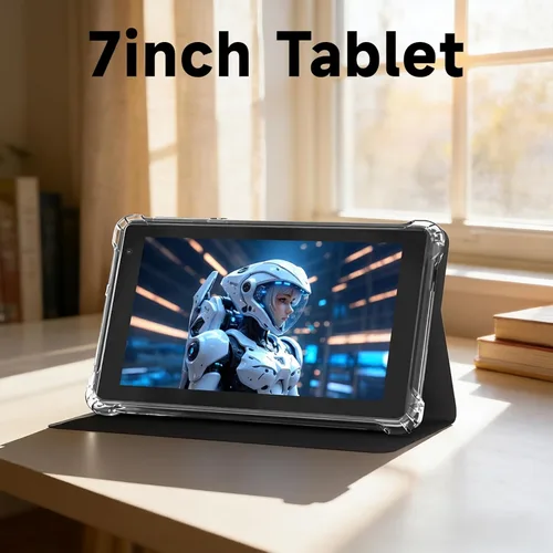Miniatura 2 de NOVOJOY Tablet de 7 Pulgadas con Estuche, Tablet PC Android 15, Almacenamiento de 32GB 8GB RAM Tablets con Procesador Quad-Core Tableta pc Android