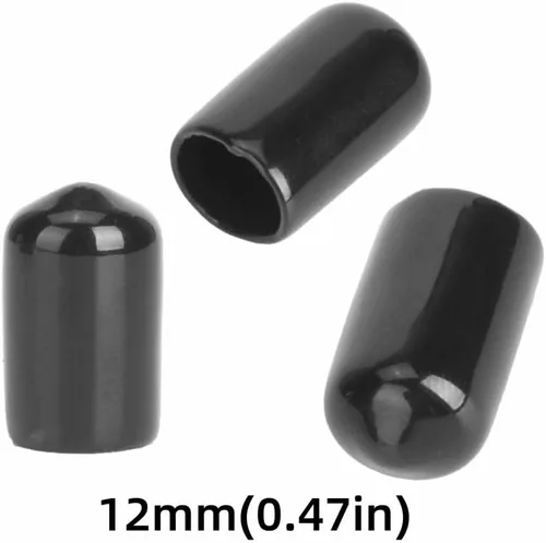 Miniatura 6 de 10 protectores de goma para puntas de taco de billar de 14/13/12/0.394 in - Cubierta de punta de taco de billar accesorios duraderos para billar