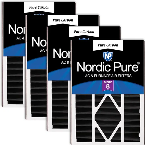 Miniatura 41 de Nordic Pure 16 x 25 x 5 (tamaño real: 15 5/8 x 24 1/8 x 4 7/8) Filtro de aire Air Bear Merv 8 de repuesto para reducción de olores de carbono puro
