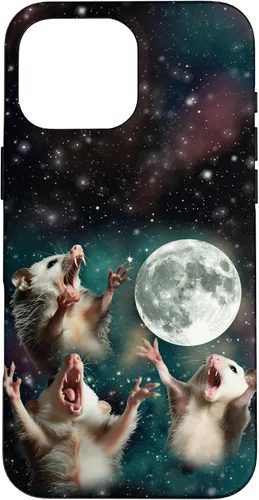 Miniatura 19 de Three Possum Moon 3 Opossum Funny Weird Cursed Meme Case para iPhone 17
