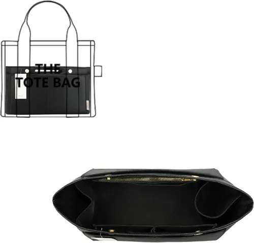 ZTUJO Organizador de bolso para bolso y moldeador de bolsa, organizador de bolsa para Speedy Neverful, 6 tamaños (XL, negro sedoso)