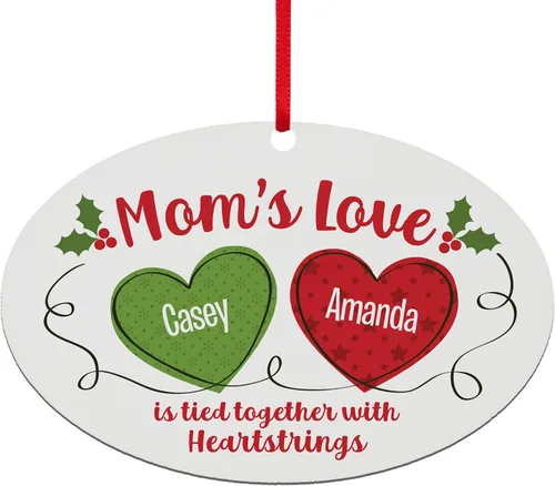 Miniatura 13 de Let's Make Memories Adorno de Navidad Personalizado - Adorno Conmemorativo 2025 para Amigos o Grupo de Amigos - Cualquier 2-6 Nombres - Decoración