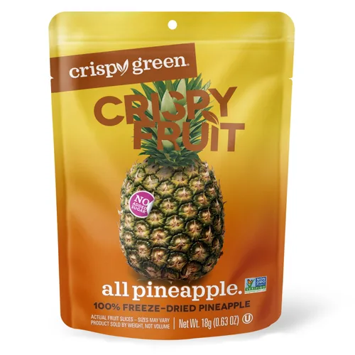 Miniatura 9 de Fruta liofilizada natural Crispy Green, manzana de una sola porción, sin azúcar añadida, 0.53 onzas (paquete de 12)