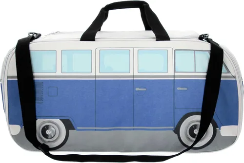 Miniatura 31 de BRISA VW Collection - Volkswagen Samba Bus T1 Camper Van Sport, gimnasio, bolsa de viaje, bolsa de lona con compartimento para zapatos y artículos