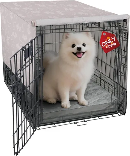 Miniatura 10 de Explore Land Funda transpirable para jaula de perro, ventilación de malla de 4 lados, funda básica para perrera para mascotas, todos los lados
