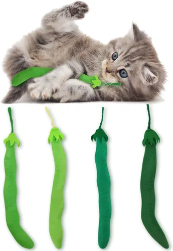 Miniatura 11 de CiyvoLyeen Juguetes de Hierba Gatera en Forma de Pan, Juguete para Gatos de Interior Juguetes Interactivos, Juguete para Gatitos Masticar Morder Pan