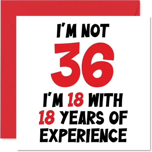 Miniatura 55 de Tarjeta de cumpleaños número 100 para mujeres y hombres, no 100, soy 18 con 82 años de experiencia, divertida tarjeta de felicitación de feliz