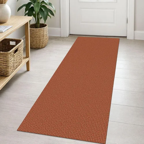Miniatura 165 de EARTHALL Alfombra de pasillo 3x14 pies, alfombras lavables extra largas para pasillos, tejidas, antideslizante, alfombra trenzada para entrada