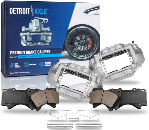 Miniatura 109 de Detroit Axle - Pastillas de Freno Delantero para Nissan Altima Maxima Sentra 350Z Cube Juke Versa INFINITI G20 G35 I30 I35 Suzuki SX4, Pastillas